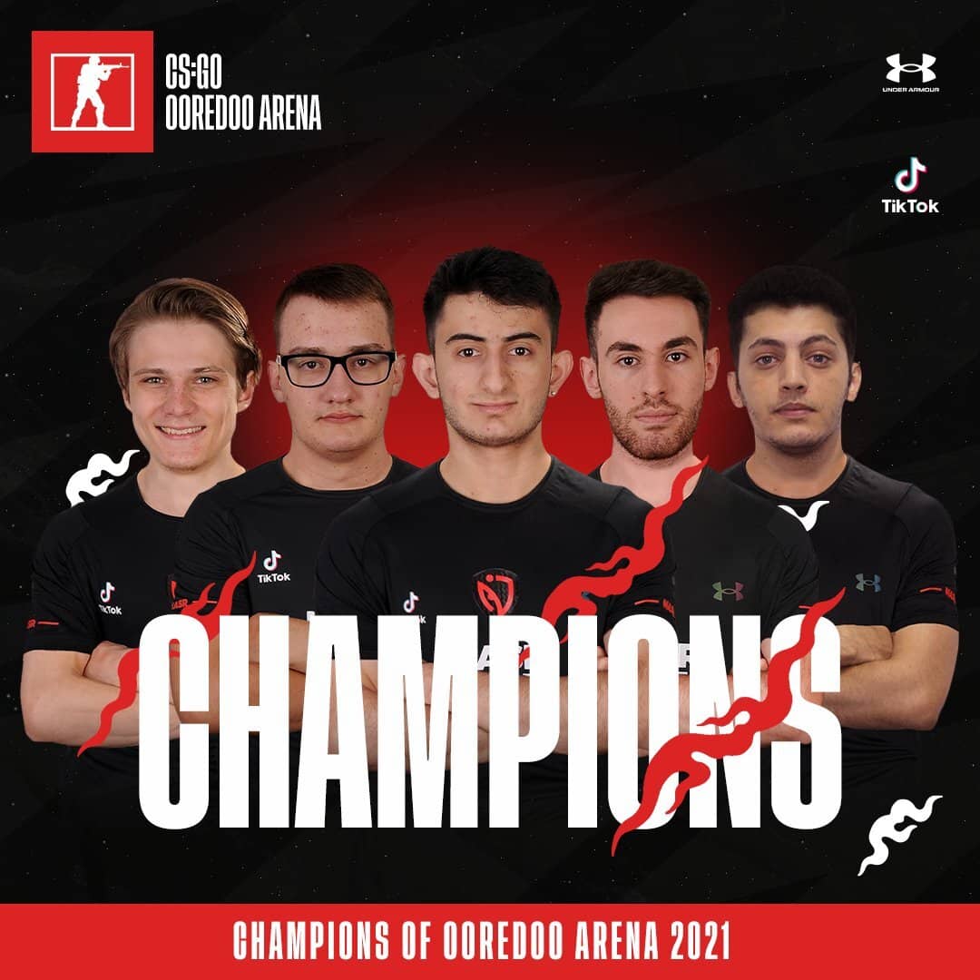 NASR are Ooredoo Arena 2021 – CS:GO champions!