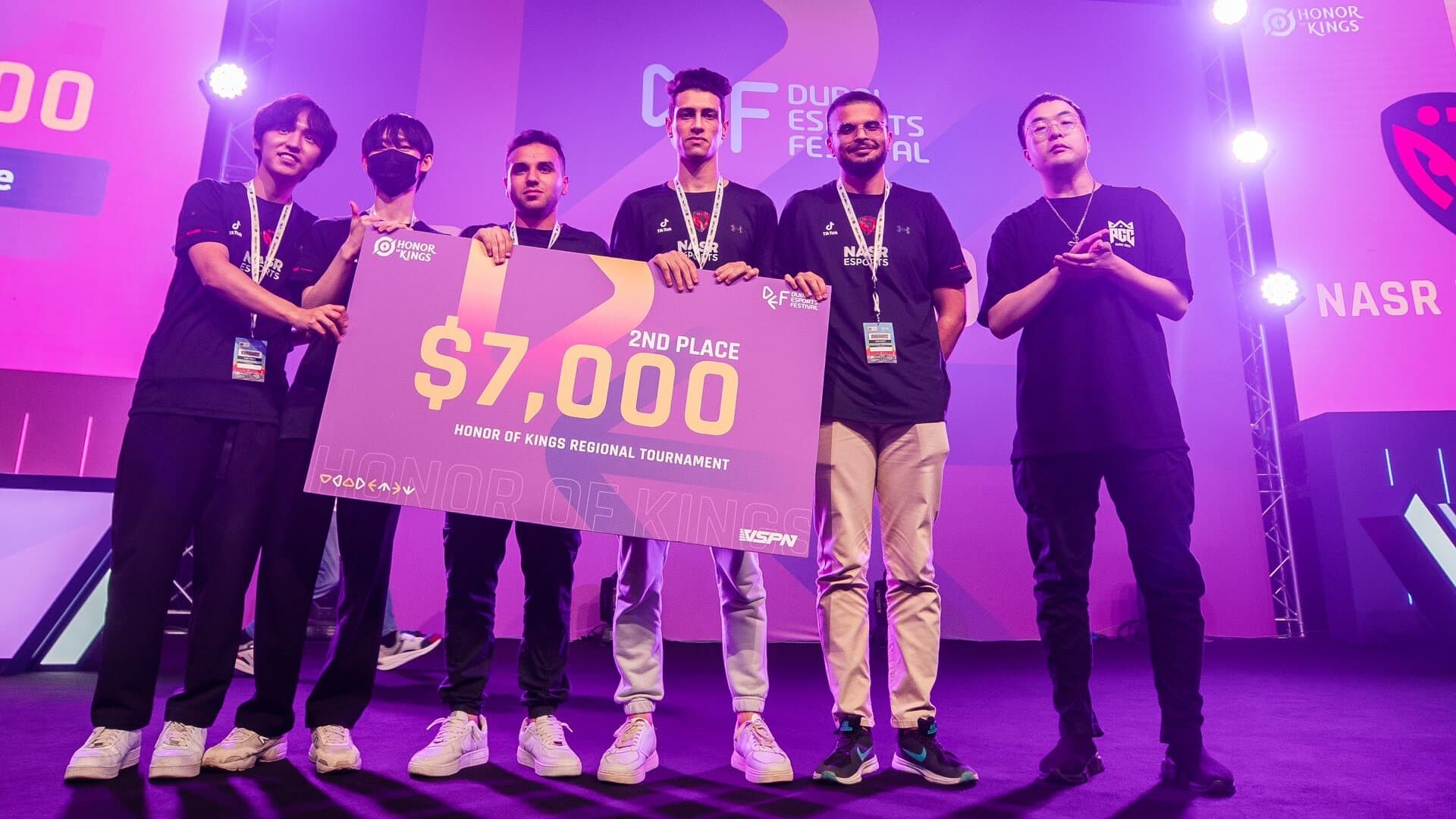 NASR HoK Team Wins 2nd Place at Dubai Esports Festival, 2022