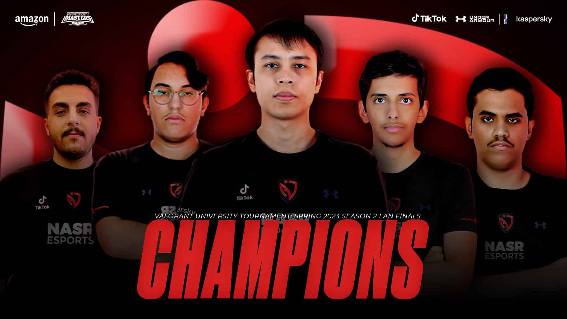 NASR Esports Crowned Amazon University Masters MENA Champions